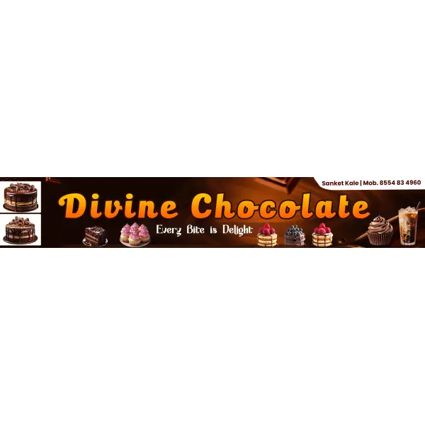 Cake Shop Product Showcase Design Marathi | Bakery Menu Banner 2026