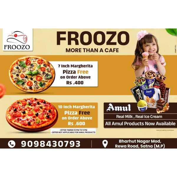 Online Design for Pizza Cafe Shop Offer in English A4 Size 2026