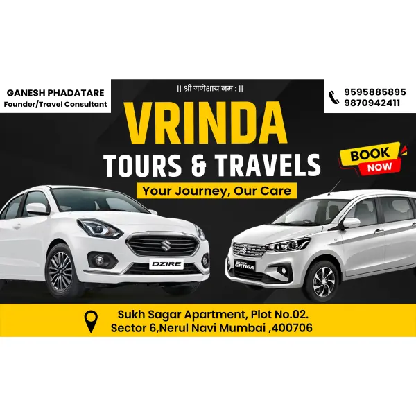 Professional Tours and Travels Visiting Card Design Marathi | Travel Agency Card 2026